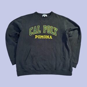 Know Wear Cal Poly Pomona Sweatshirt Mens Large Black Crewneck